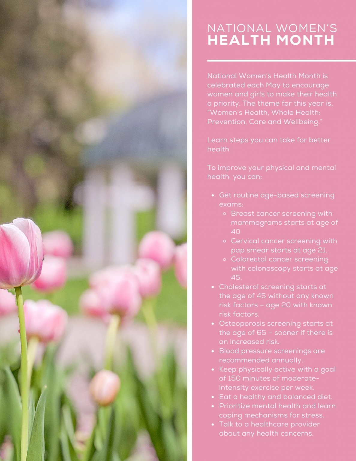 Women's Health Month Greenbrier Clinic